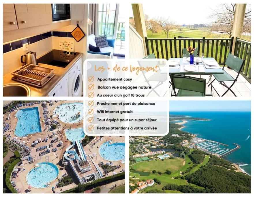 "L'Harmonie" Appartement Cosy 4 Personnes, Vue Golf, Wifi Gratuit Talmont-Saint-Hilaire Екстер'єр фото